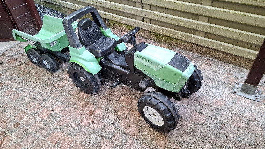 Traktor met kar, Ophalen, Gebruikt