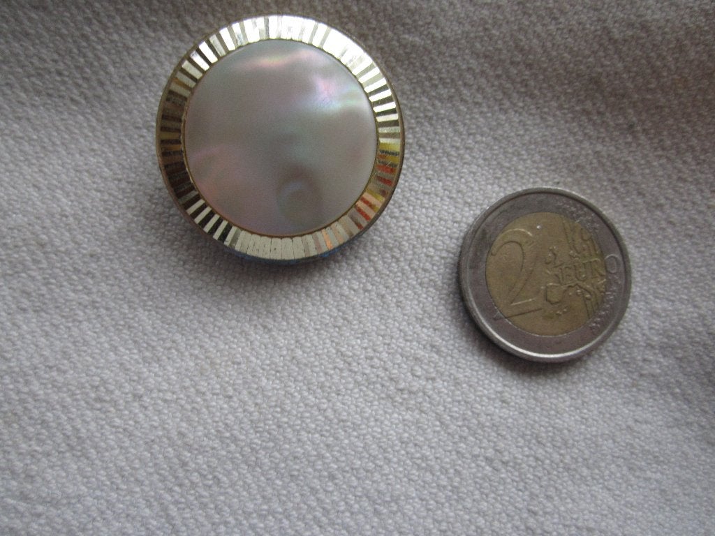 16.  Aparte oude kleding/sjaalclip, parelmoer, Ophalen, Overige materialen, Overige typen