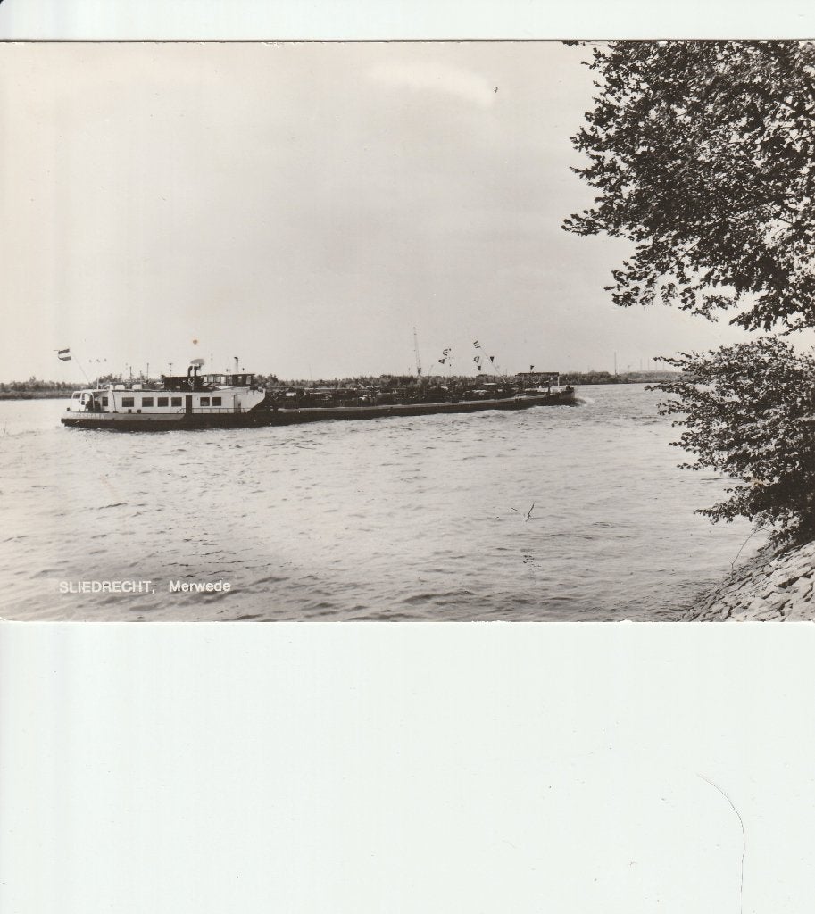 BINNENVAART SCHIP   0,50, Verzenden, 1960 tot 1980, Gelopen, Zuid-Holland