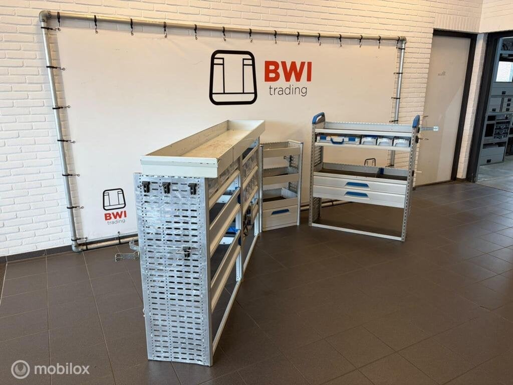 Sortimo bedrijfswageninrichting set van drie / nette staat, Auto diversen, Ophalen of Verzenden