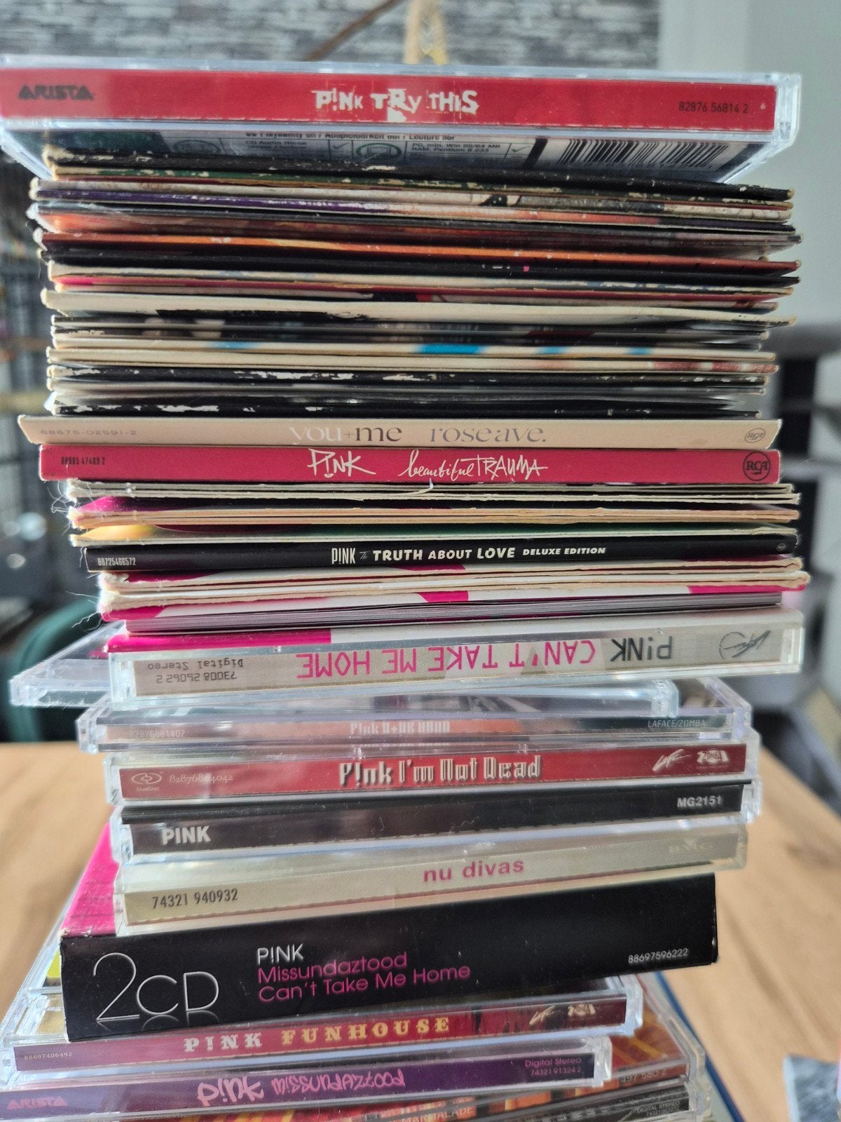 60 cds/dvds/singles van pink, Ophalen, Zo goed als nieuw