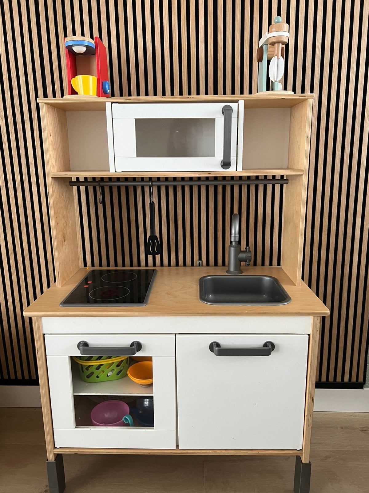 Keuken ikea te koop met accessoires, Ophalen, Gebruikt, Hout, Speelkeuken