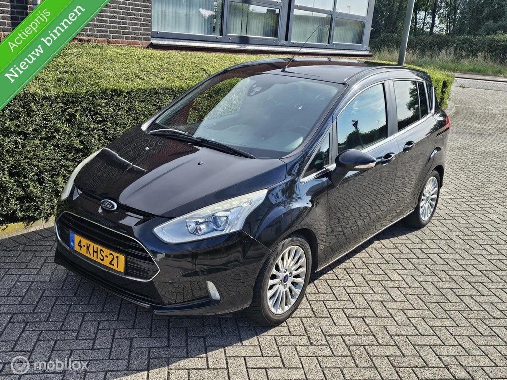 Ford B-Max 1.0 EcoBoost Titanium Bj 2013, Auto's, Ford, Bedrijf, Te koop, B-Max, ABS, Airbags, Airconditioning, Alarm, Automatische klimaatregeling