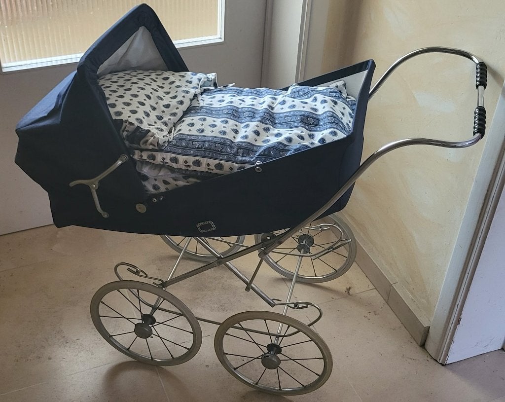 Poppenwagen in Engelse stijl uit de jaren 70, Ophalen of Verzenden