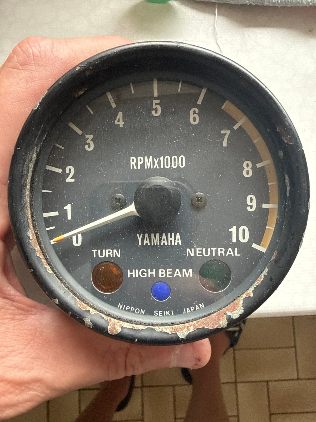 Toerenteller Yamaha XT500 (oud model) - Goed werkend!, Ophalen of Verzenden, Gebruikt