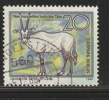 DDR 1980 2525 Antilope, Gest, Ophalen of Verzenden, DDR, Gestempeld