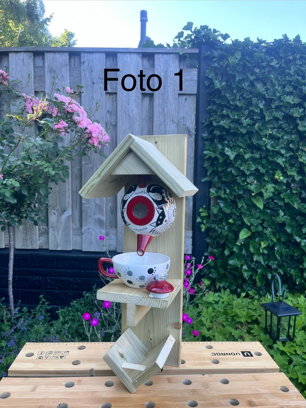 Te koop: theepot vogelvoederhuis, Ophalen of Verzenden, Nieuw