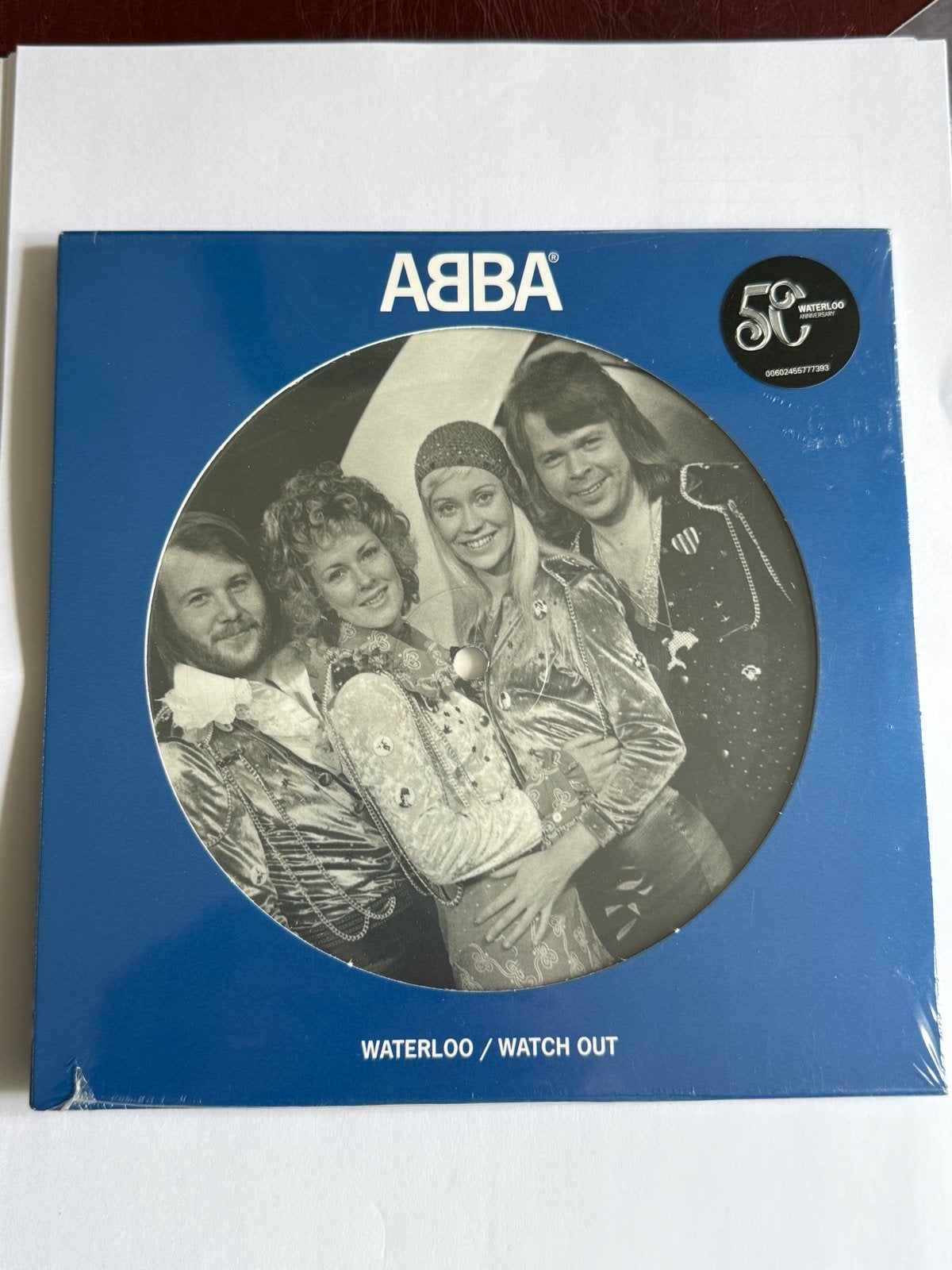 ABBA - Waterloo / Watch Out 50th Anniversary Picture Disc, 7 inch, Geseald, Ophalen of Verzenden, Nieuw in verpakking