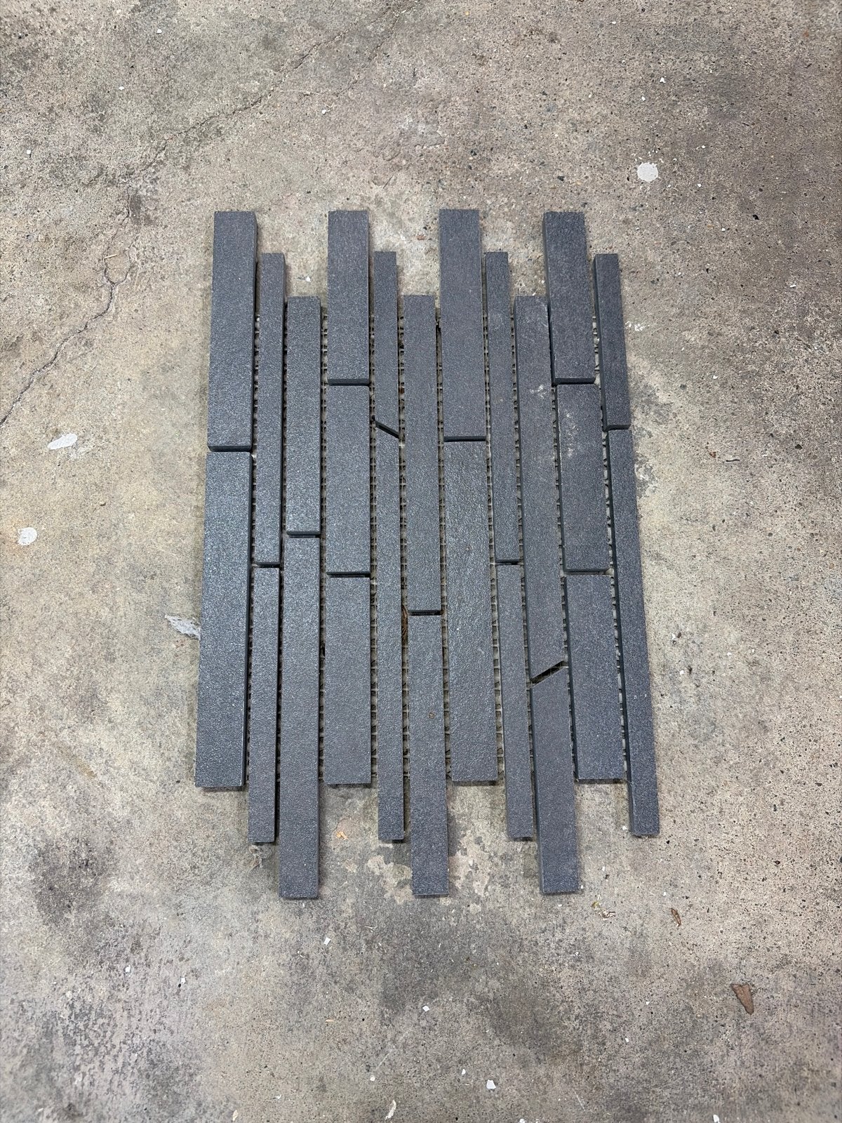 Donkergrijze mozaïektegels - Keramiek !! gratis !!, Ophalen, Nieuw, Minder dan 20 cm, Minder dan 5 m²