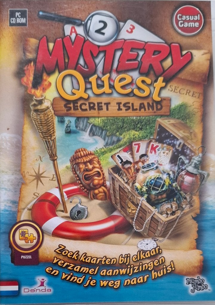 PC CDROM Mystery Quest Secret Island - Krasvrij