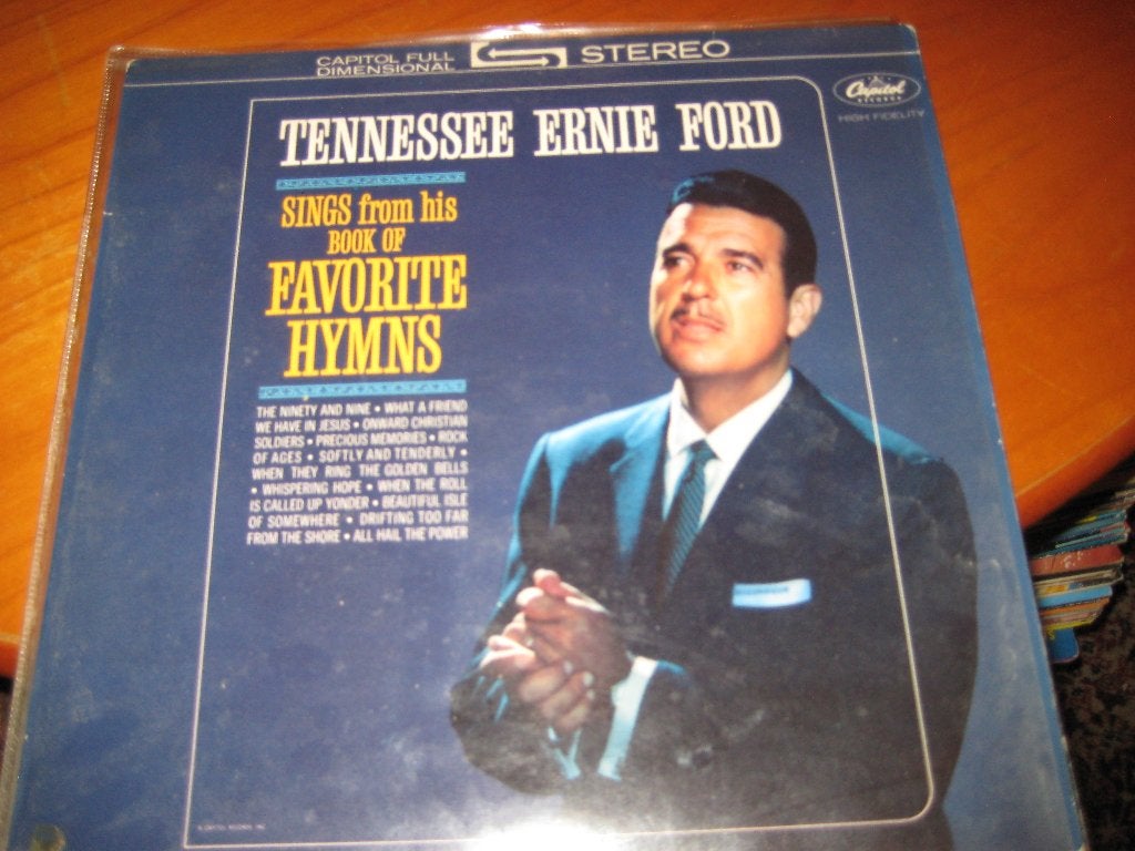 LP, Tennessee Ernie Ford sings his favourite Hymns (NO22), Ophalen of Verzenden, Zo goed als nieuw, LP
