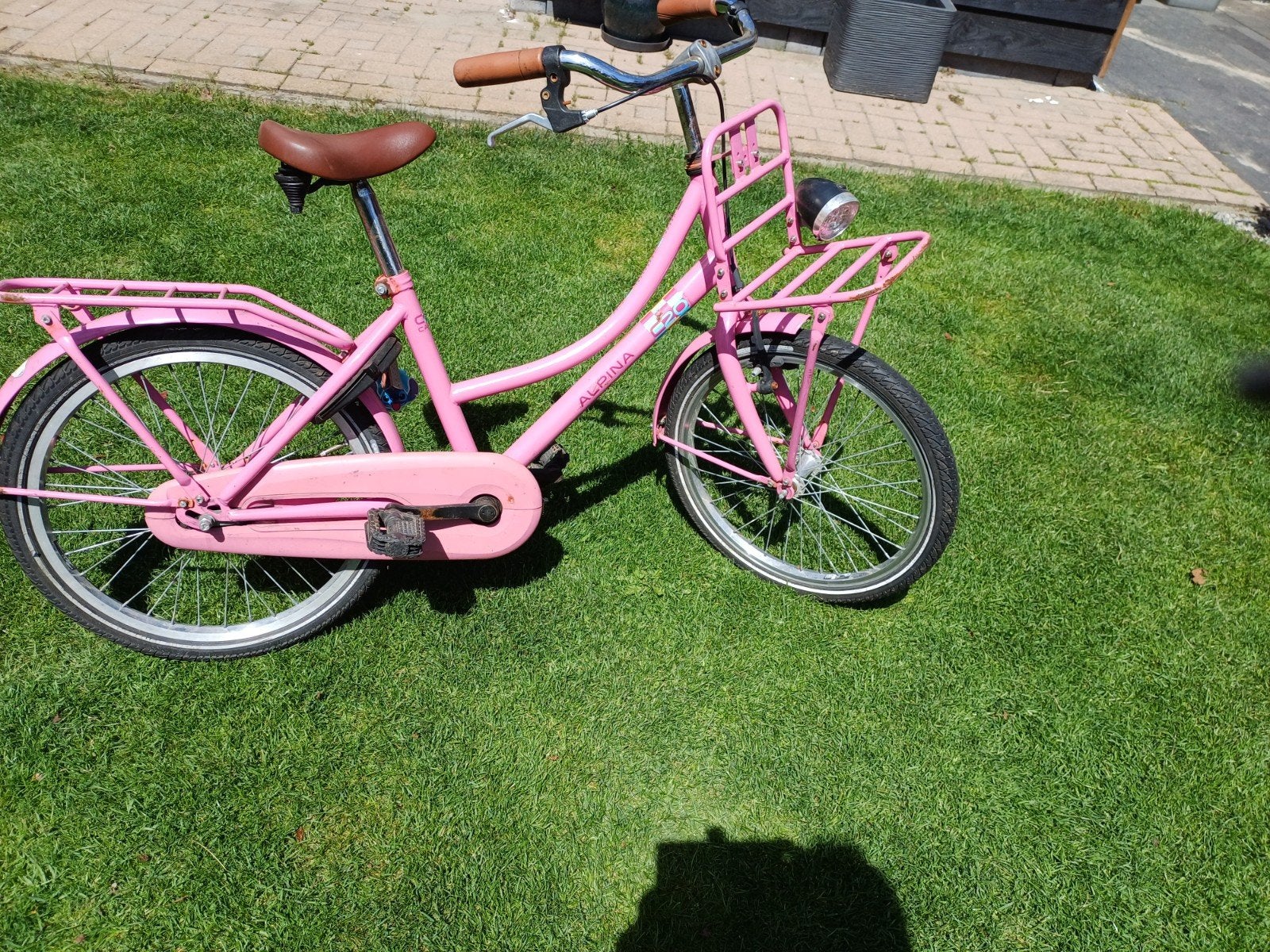 Meisjesfiets Alpina, Ophalen, Gebruikt, 20 inch, Handrem