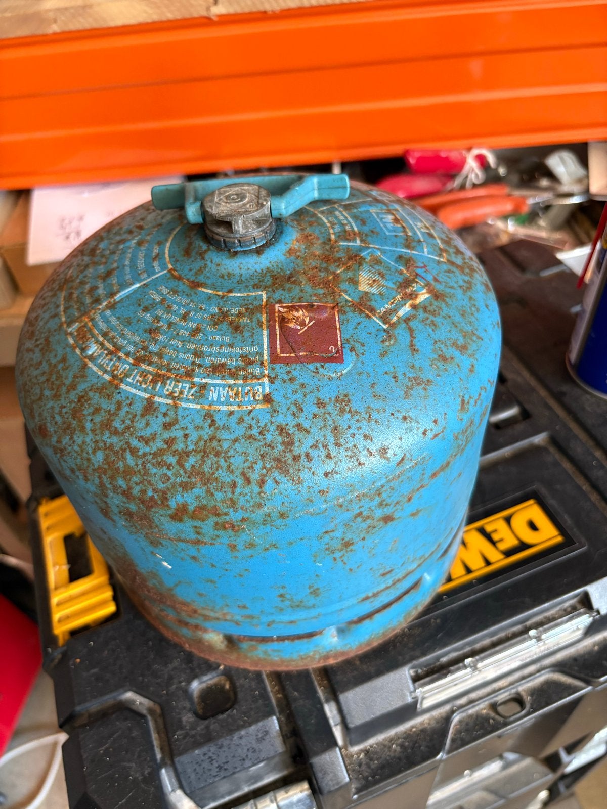 Campingaz 904 gasfles, Caravans en Kamperen, Kampeeraccessoires, Ophalen, Gebruikt