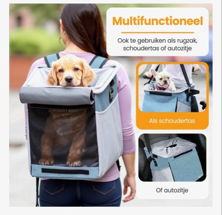 Pawesome fietsmand voor honden, Overige merken, Ophalen of Verzenden, Nieuw, Draagtas/-zak