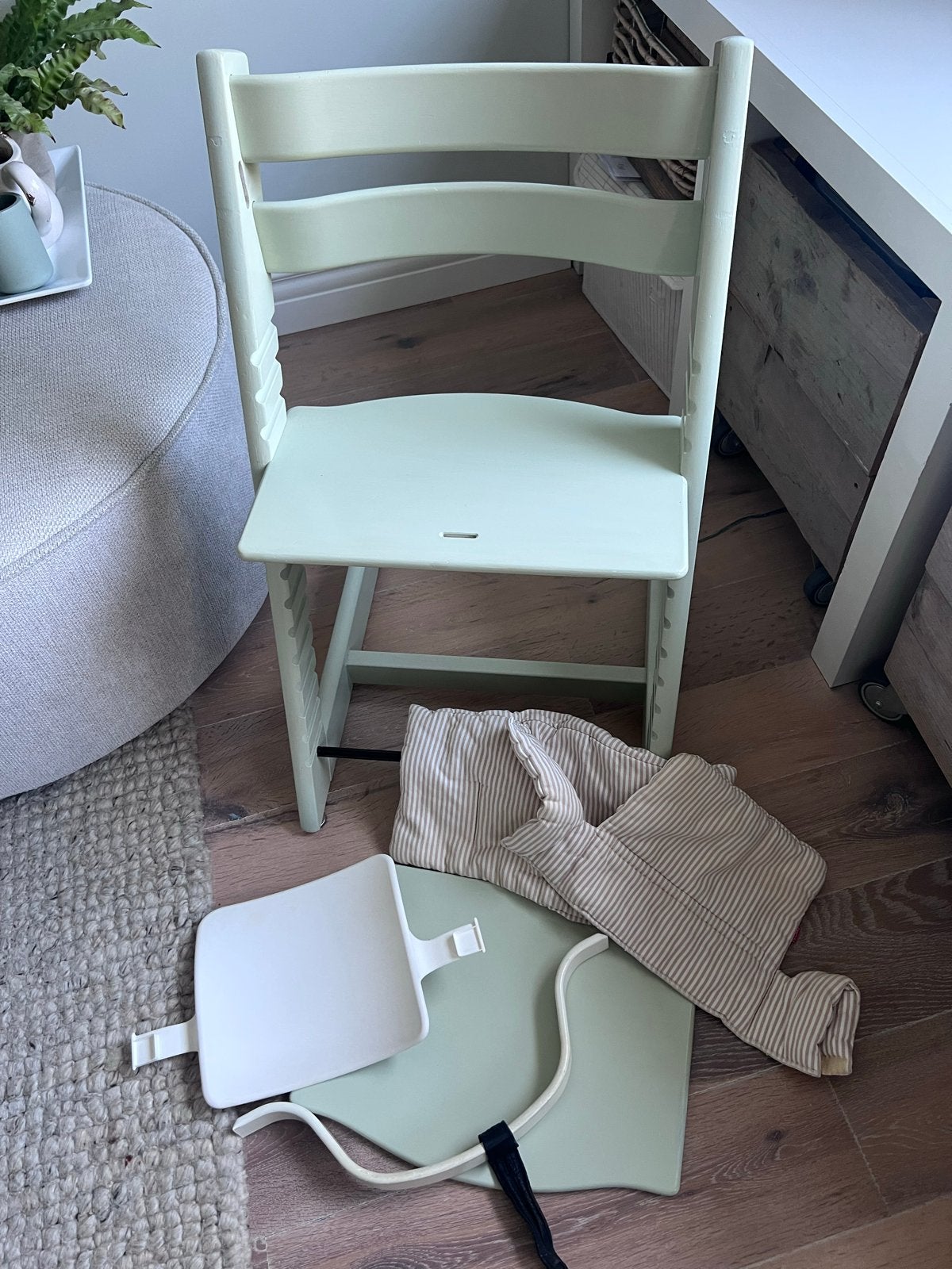 Stokke Tripp Trapp kinderstoel met Baby set, Ophalen, Gebruikt, Meegroeistoel, Aanschuifbaar