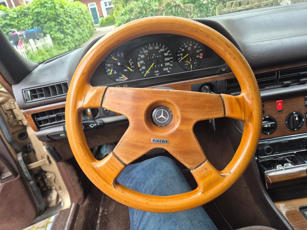 Houten Victor Stuur voor Mercedes-Benz W126, Ophalen of Verzenden, Gebruikt, Mercedes-Benz