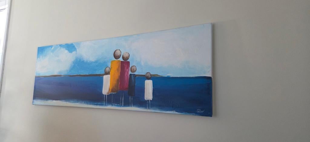 Modern schilderij van kunst voor jou 150x50, Antiek en Kunst, Kunst | Schilderijen | Modern, Ophalen