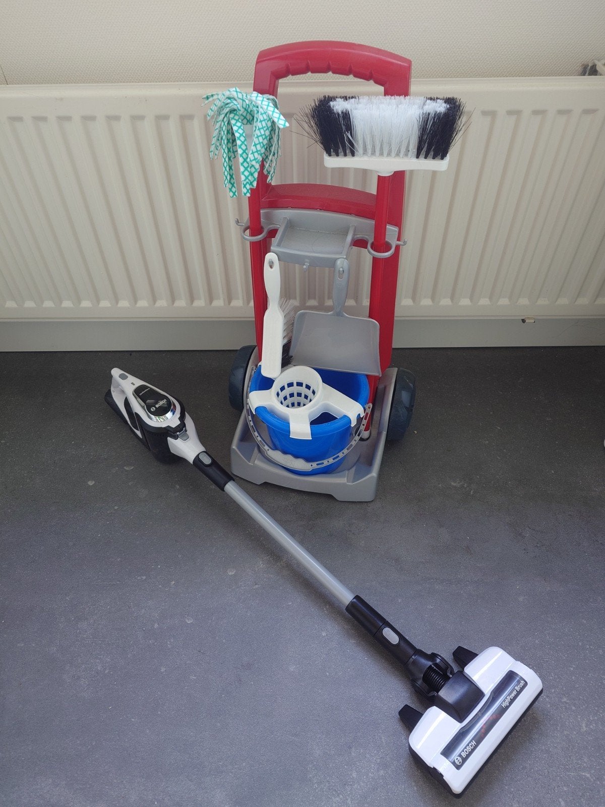 Speelgoed schoonmaakset met stofzuiger (met geluid), Ophalen, Gebruikt, Jongen of Meisje