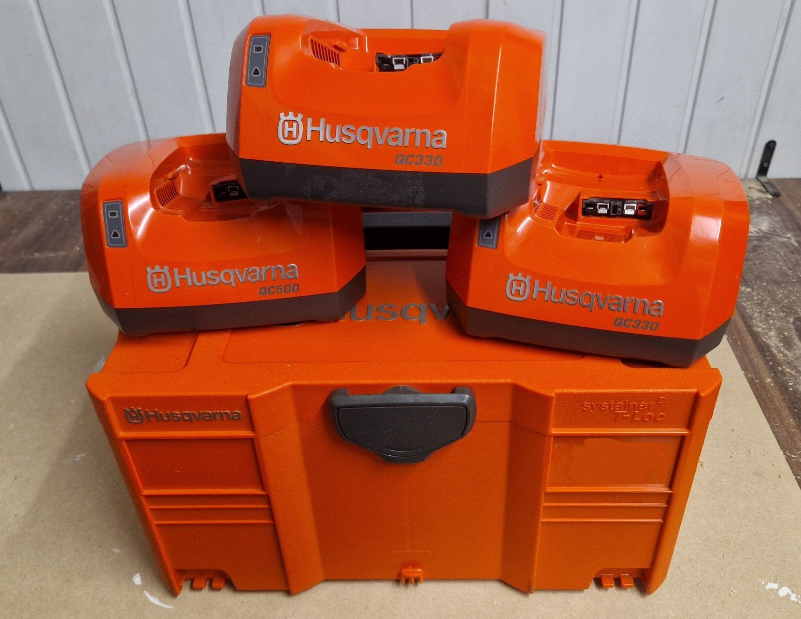 husqvarna set als nieuw gaat weg ivm beeindiging bedrijf, Ophalen of Verzenden, Zo goed als nieuw, Accu, Husqvarna