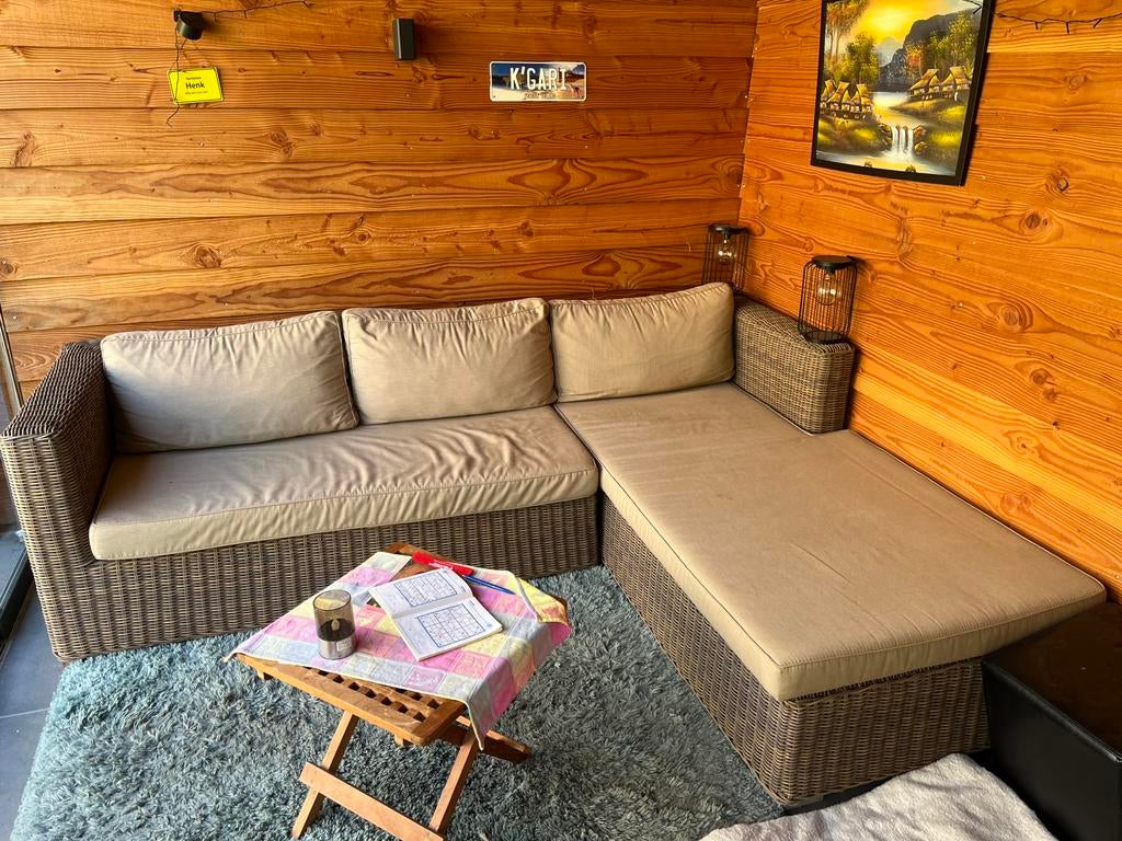 Comfortabele loungeset, Ophalen, Gebruikt, 3 zitplaatsen, Loungeset