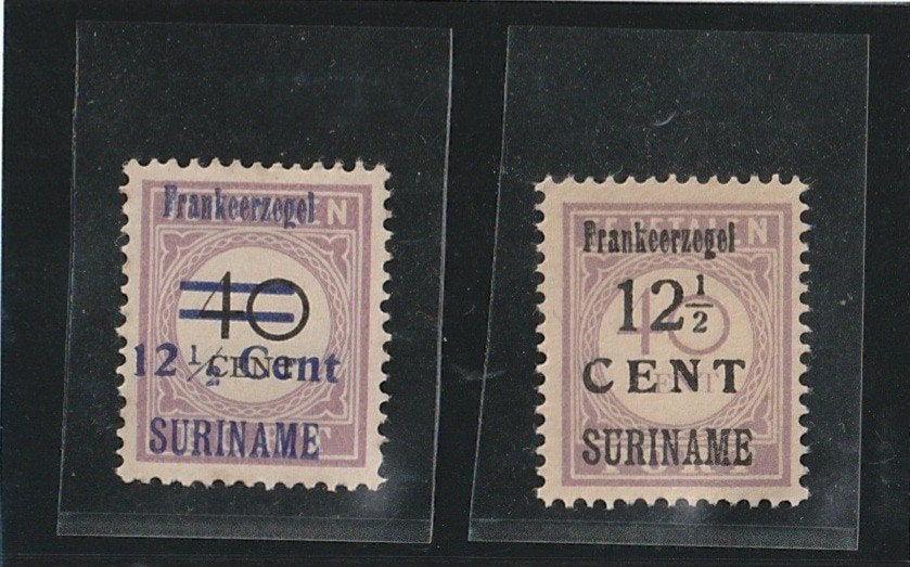 Setje Suriname 1926 hulpuitgifte NVPH 116#117, Ophalen of Verzenden, Postfris