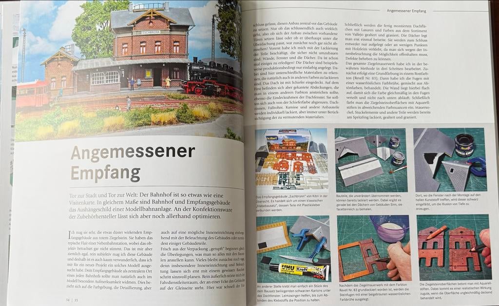 Modelbouw Boek: Gebouwen voor Modelspoorbanen, Ophalen of Verzenden, Zo goed als nieuw, Overige typen, Overige merken