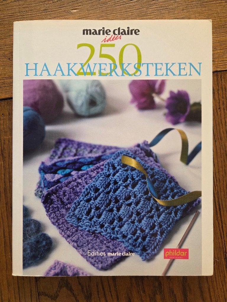 Marie Claire idées 250 Haakwerksteken, Ophalen of Verzenden, Zo goed als nieuw, Breien en Haken, Thierry Lamarre