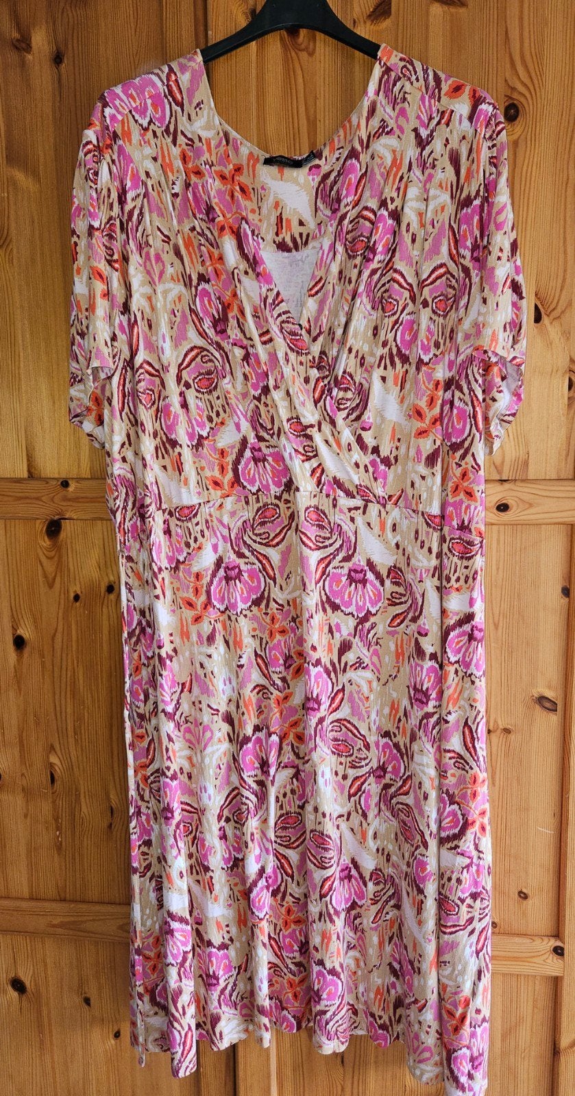 Zomer jurk JESTA. Maat 4 (54/56), Ophalen of Verzenden, Zo goed als nieuw, Oranje, Jurk