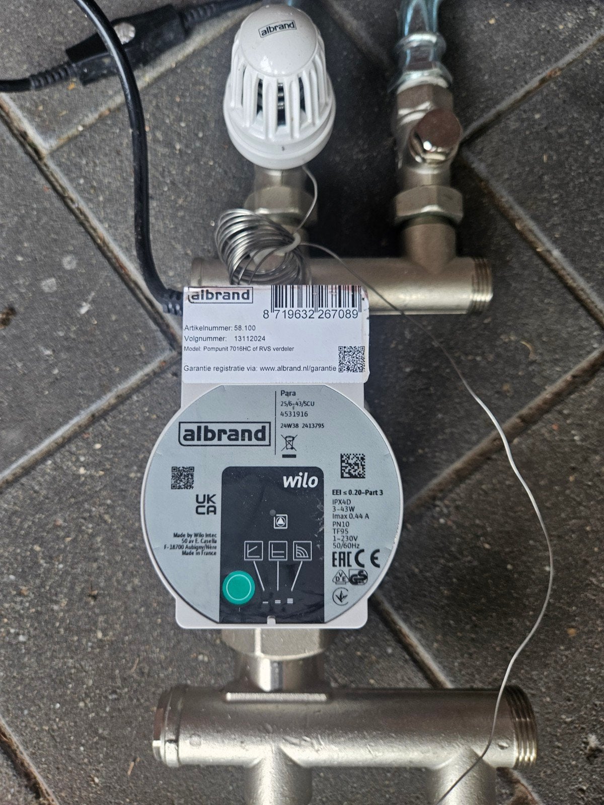 Albrand Pompunit 7016HC met Wilo pomp, Doe-het-zelf en Verbouw, Ophalen