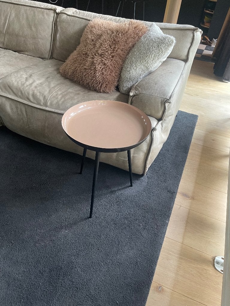 Stijlvol bijzettafeltje met slanke poten, Ophalen, Minder dan 45 cm, Minder dan 55 cm, Metaal of Aluminium
