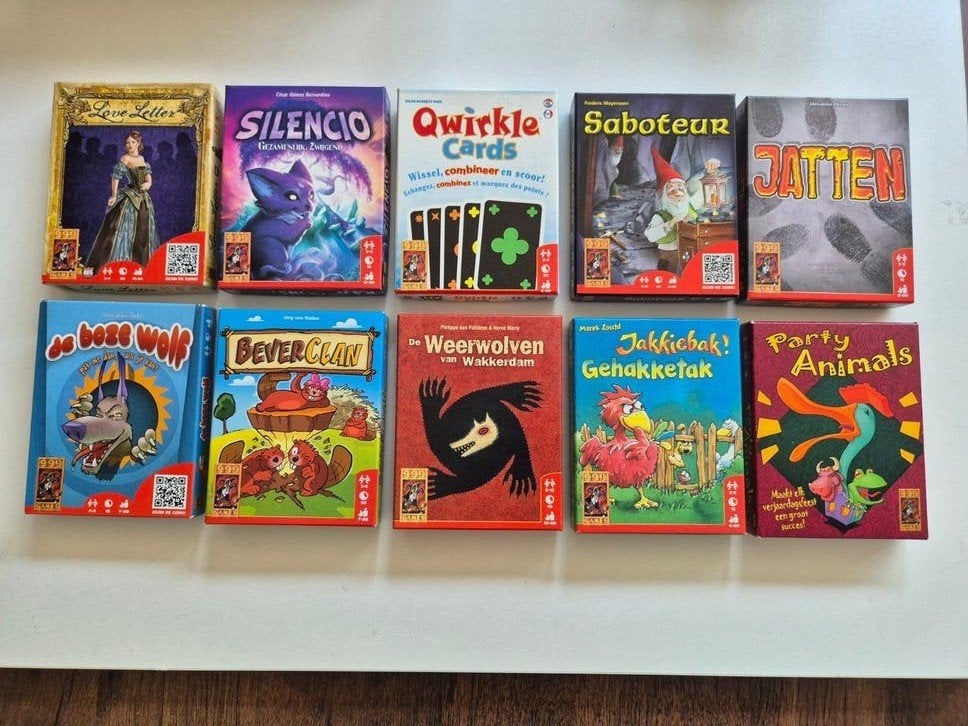 Diverse kaartspellen - 999 Games, Vijf spelers of meer, Ophalen of Verzenden, Zo goed als nieuw