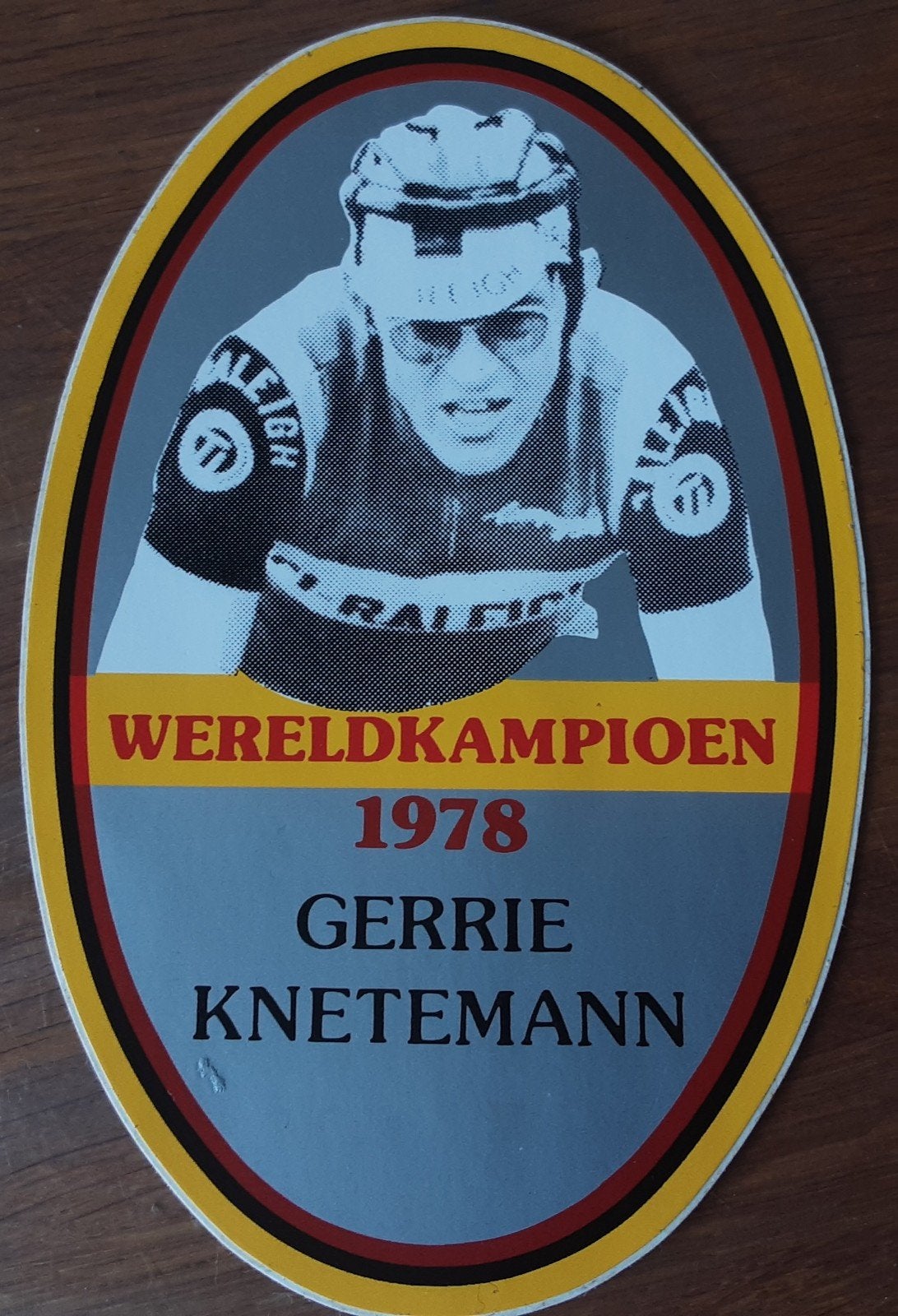 Gerrie Knetemann Wereldkampioen 1978, Verzamelen, Stickers, Ophalen of Verzenden