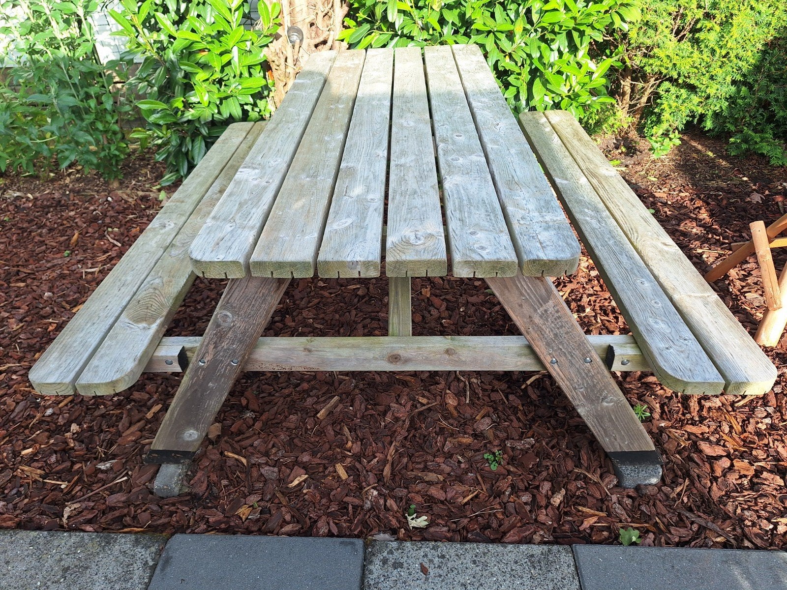 Mooie picknicktafel, Ophalen, Rechthoekig, Hout