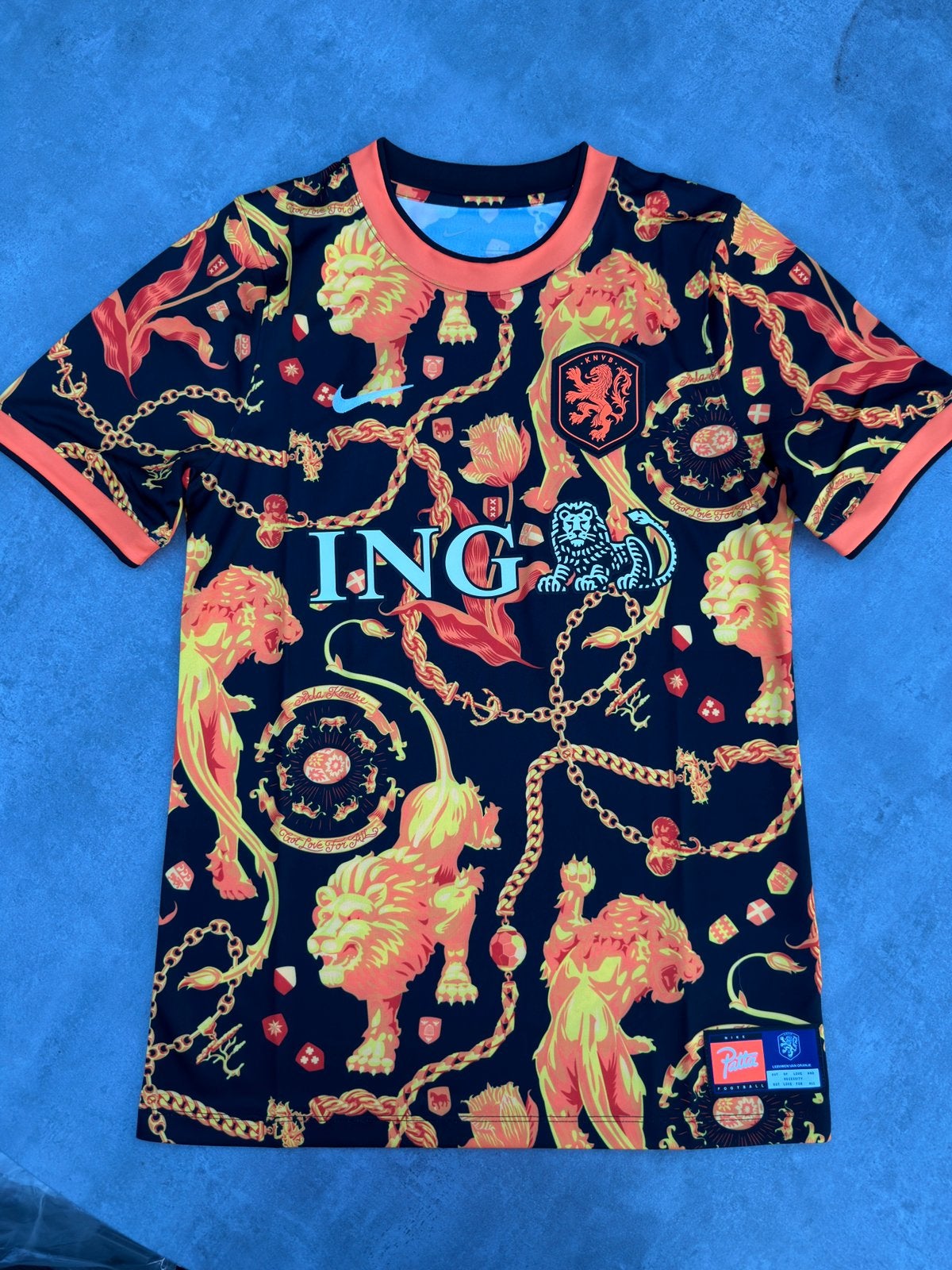 Nike x Patta ING Pre Match Shirt - Maat S, --, Nieuw, Oranje, Ophalen of Verzenden