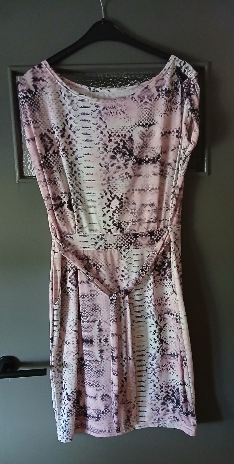 Tricot zomerjurk rose prnt maat L- XL, Maat 42/44 (L), Ophalen of Verzenden, Zo goed als nieuw, Roze
