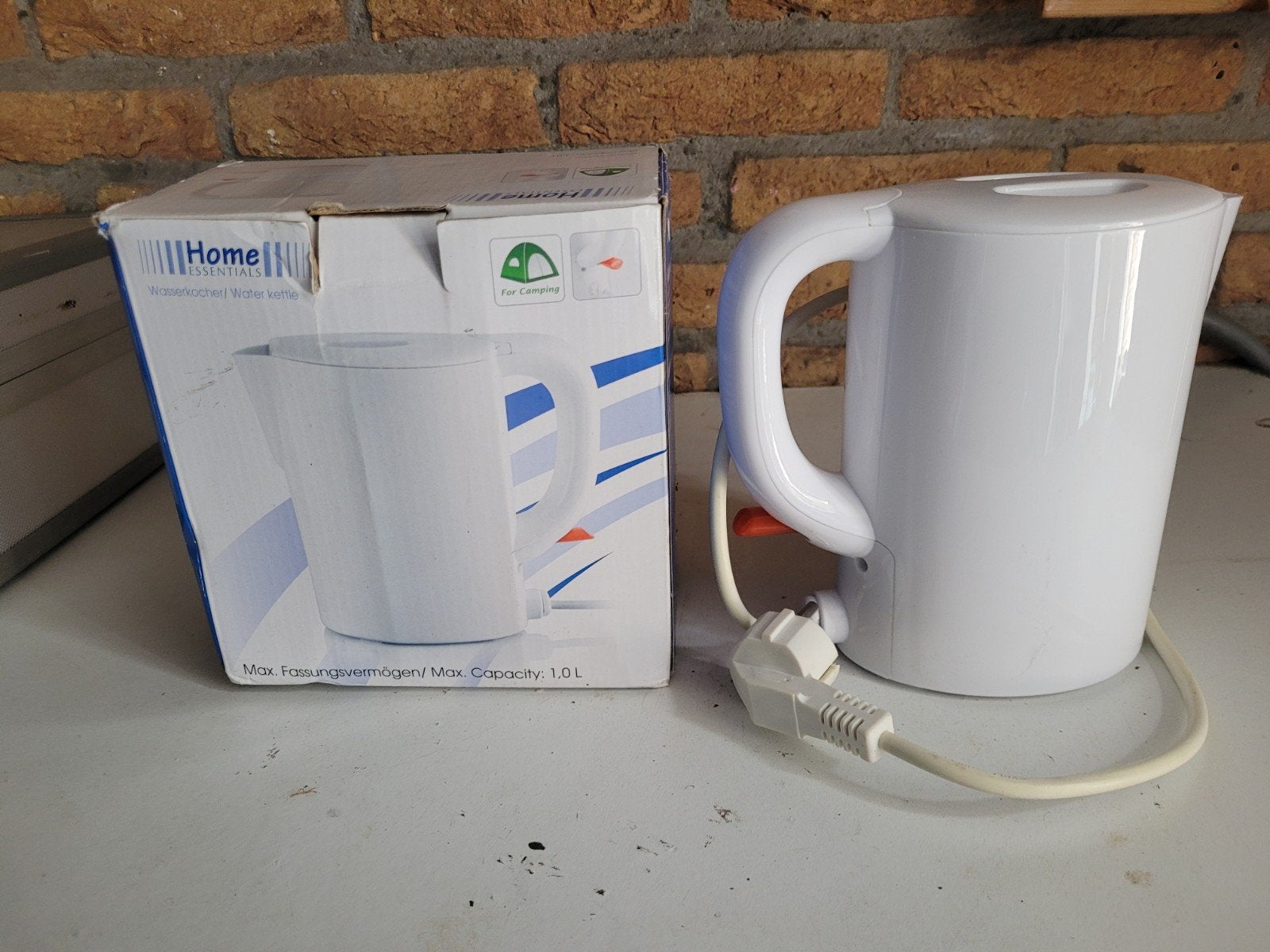Camping waterkoker 650W niet gebruikt., Witgoed en Apparatuur, Waterkokers, Minder dan 1 liter, Ophalen, Zo goed als nieuw