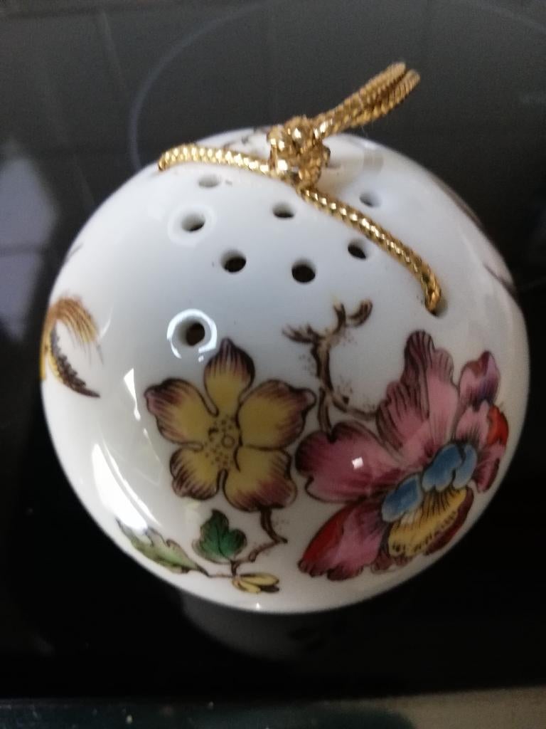 Wedgwood geurbol mooie decoratie bloemen vogels, Ophalen of Verzenden, Zo goed als nieuw