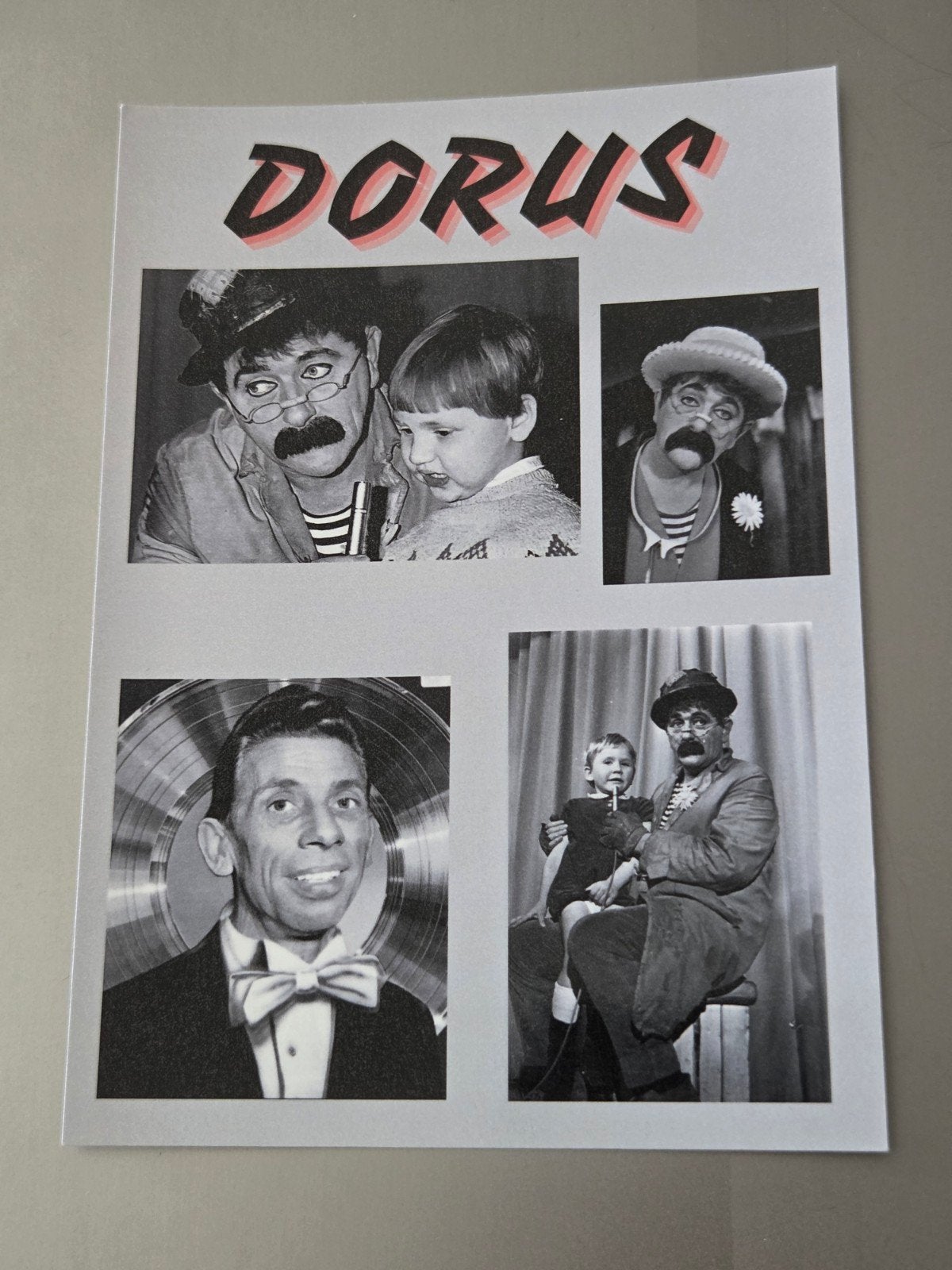 Fotokaart Dorus (Tom Manders), Ophalen of Verzenden, Zo goed als nieuw, Overige onderwerpen, Foto