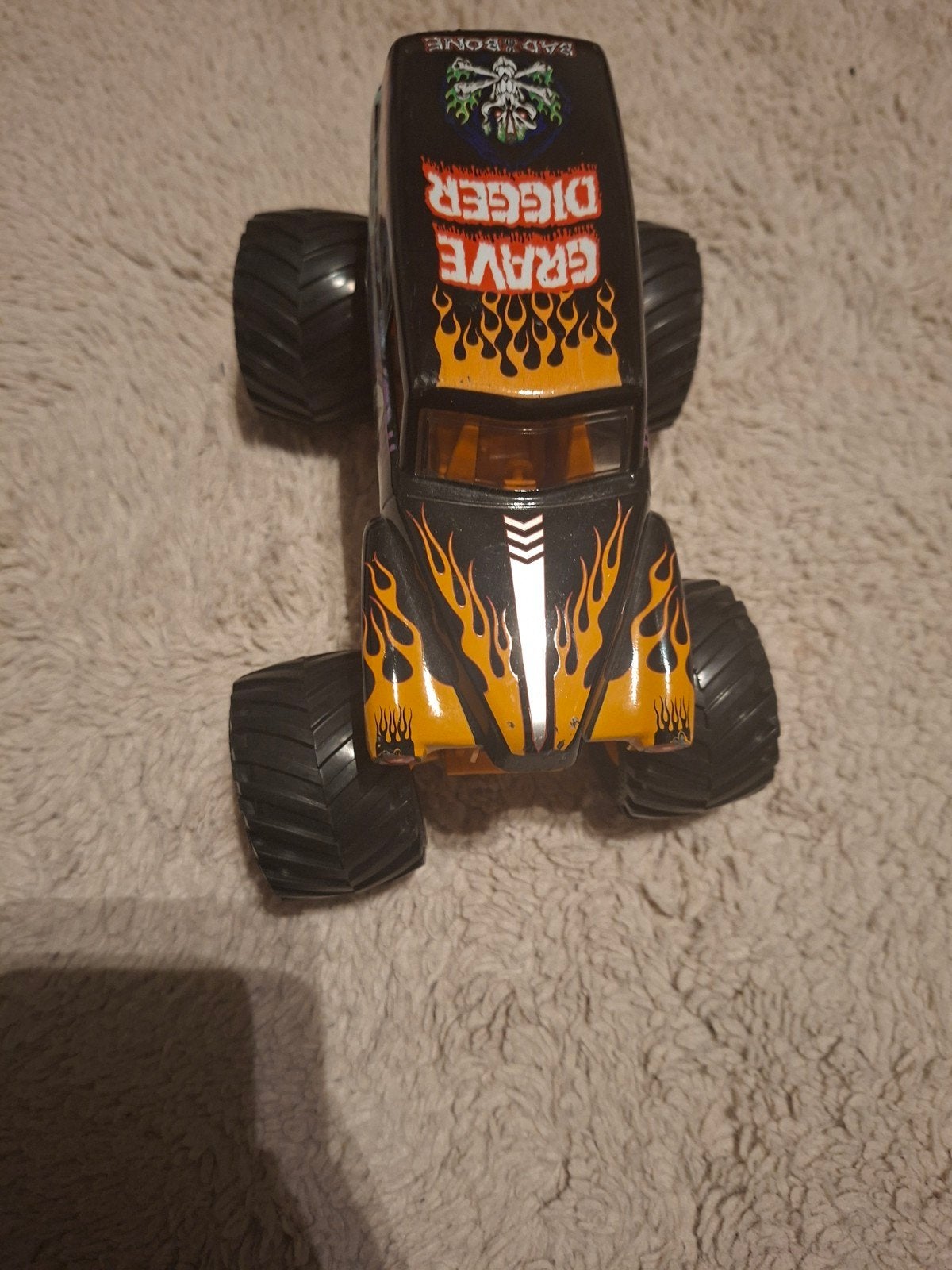 Monster Truck Grave Digger Speelgoedauto, Kinderen en Baby's, Speelgoed | Speelgoedvoertuigen, Ophalen, Gebruikt