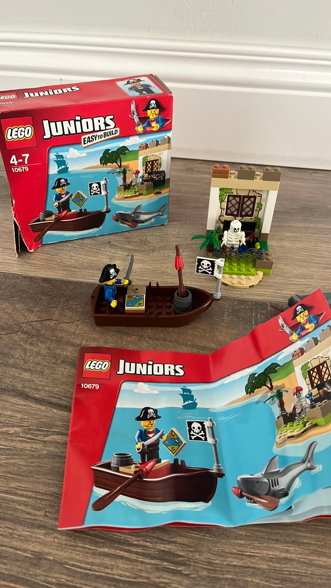 Lego junior 10679 piraat, Lego, Ophalen of Verzenden, Zo goed als nieuw, Complete set