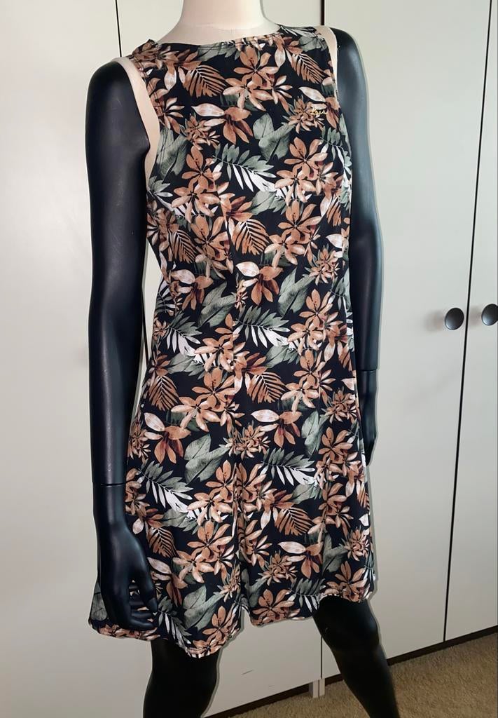 Zomerse Jurk met Tropische Print van merk Lois in maat L, Kleding | Dames, Jurken, Overige kleuren, Maat 42/44 (L), Ophalen of Verzenden
