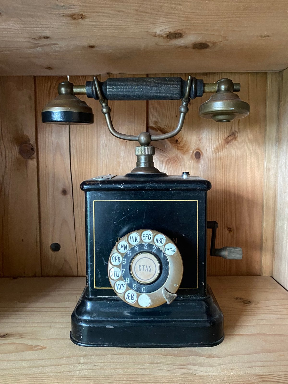 Prachtige antieke telefoon, Antiek en Kunst, Ophalen of Verzenden