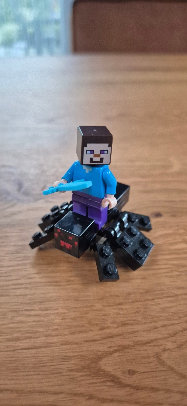 Lego Minecraft Steve met Spin, Ophalen of Verzenden, Nieuw