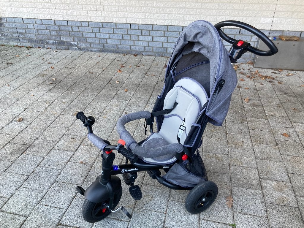 Hypermotion driewieler / kinderwagen met duwstang, Ophalen, Zo goed als nieuw, HyperMotion, Duwstang