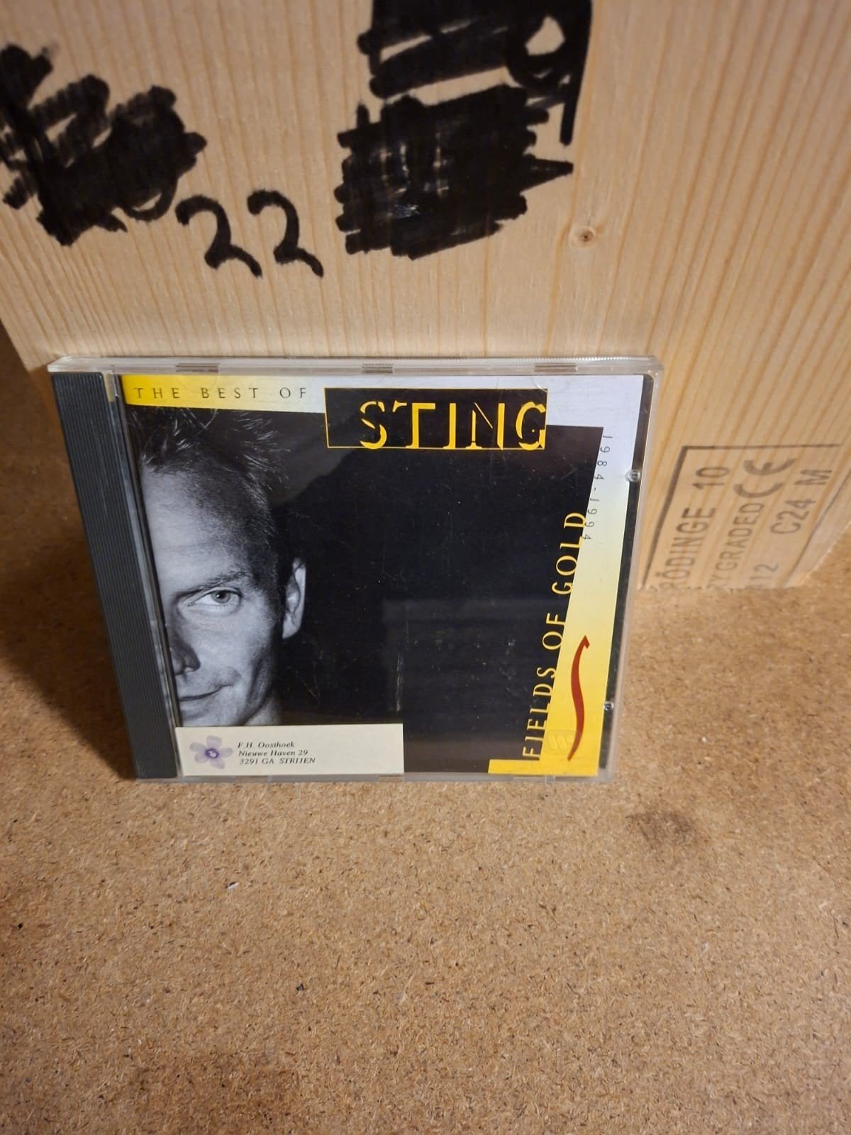 Sting - Fields of Gold: The Best of Sting 1984-1994 CD, Ophalen of Verzenden, Gebruikt, Pop, Verzamelalbum