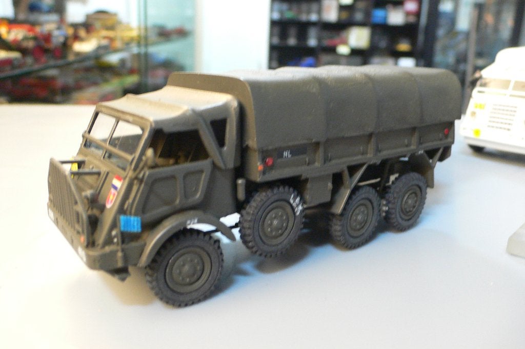 daf ya 328 - alan smith models 1/48 - metaal-mist spiegel, Hobby en Vrije tijd, Verzenden, Zo goed als nieuw, Bus of Vrachtwagen