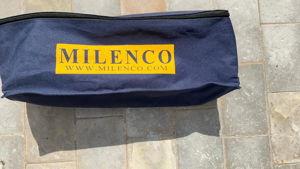 Milenco caravan spiegels in handige opbergtas, Ophalen of Verzenden, Gebruikt
