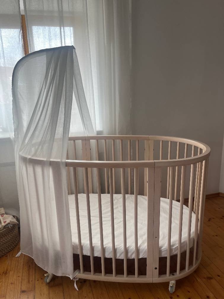 Stokke BABYKAMER COMPLEET, Ophalen, Zo goed als nieuw, Ledikant