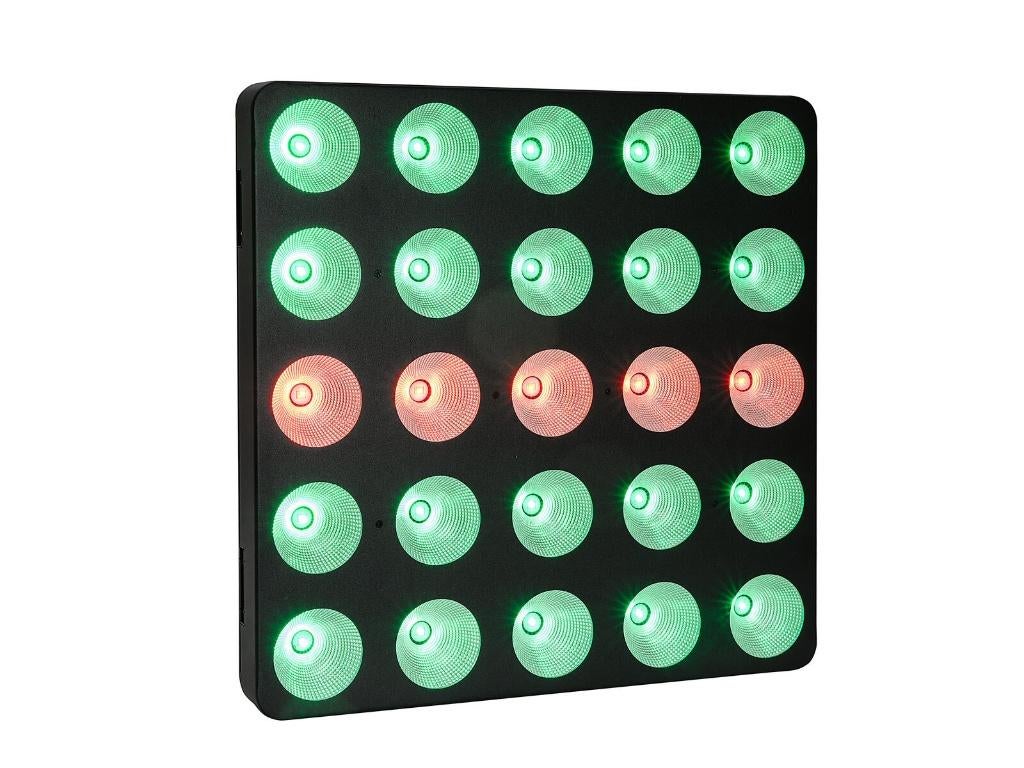 EUROLITE Set 4x LED Pixel Matrix Panel 5x5 RGBWW + case, Muziek en Instrumenten, Licht en Laser, Geluidgestuurd, ., Nieuw, Ophalen of Verzenden