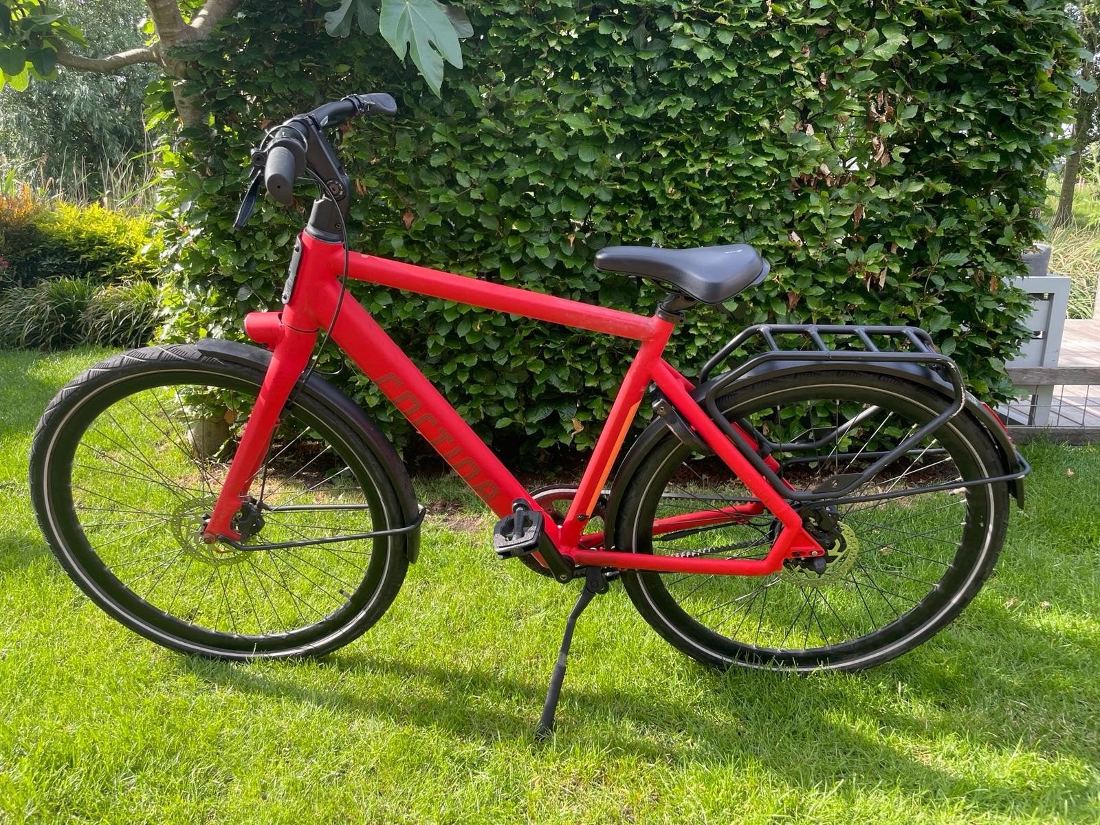 Cortina E-Lett elektrische fiets rood, Ophalen, Zo goed als nieuw, Cortina, 51 tot 55 cm